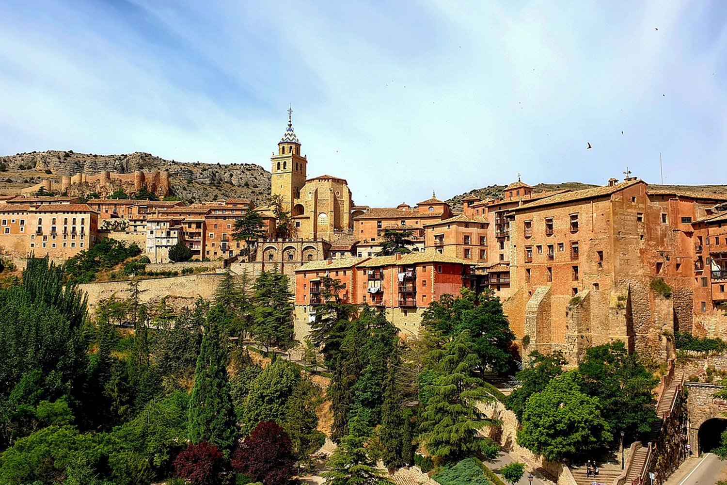 la terra en construcció poble espanya